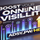 Boost Your Online Visibility with Adsy.pw/HB5